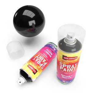 Colorium - RAL 9005 - Jet Black - Spray Paint