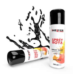 HELPER - RAL 9005 - Jet Black - Spray Paint
